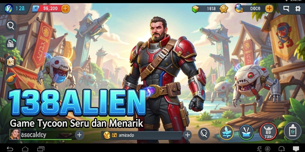 Tangkapan layar gameplay <strong>138ALIEN</strong> yang menunjukkan pengelolaan sumber daya luar angkasa.
