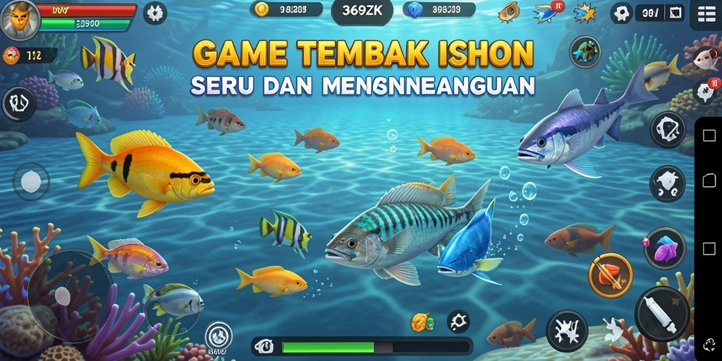 Tampilan gameplay Tembak Ikan di 369ZK yang seru.