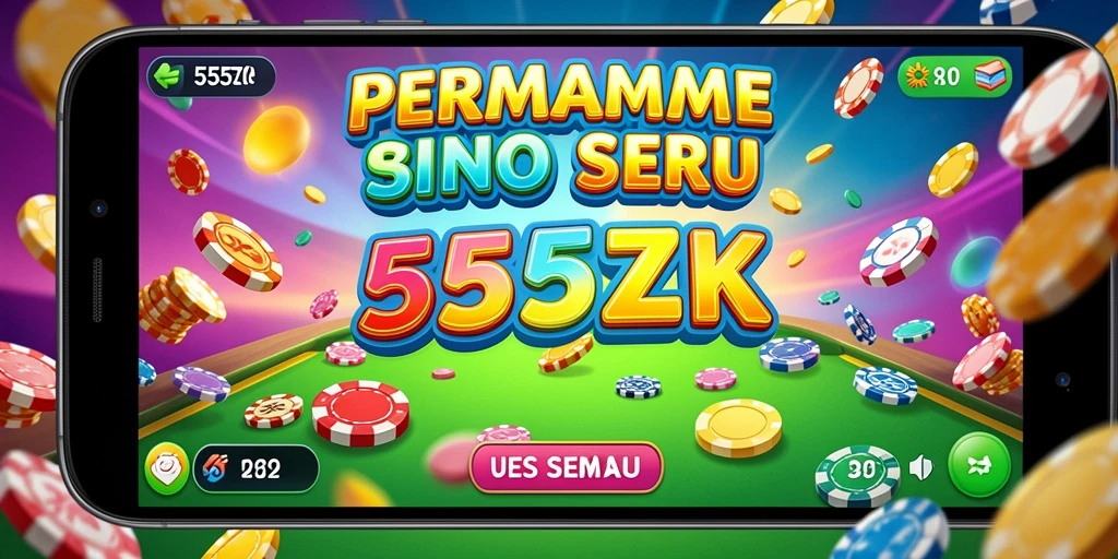 Tampilan gameplay seru di 555ZK dengan banyak pemain.