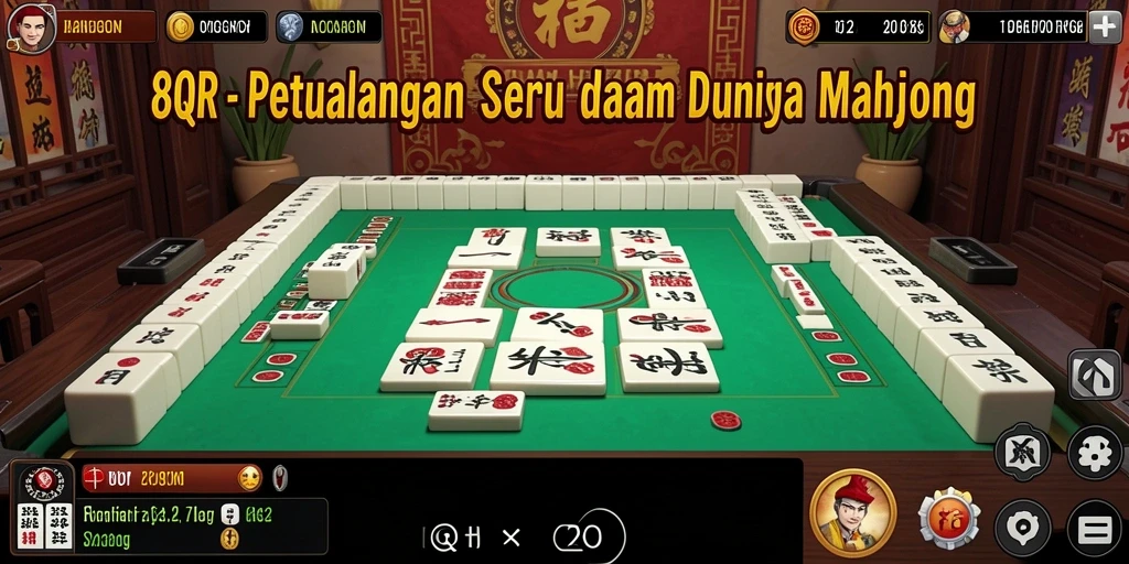Gameplay seru dan menantang dalam Mahjong 8QR.