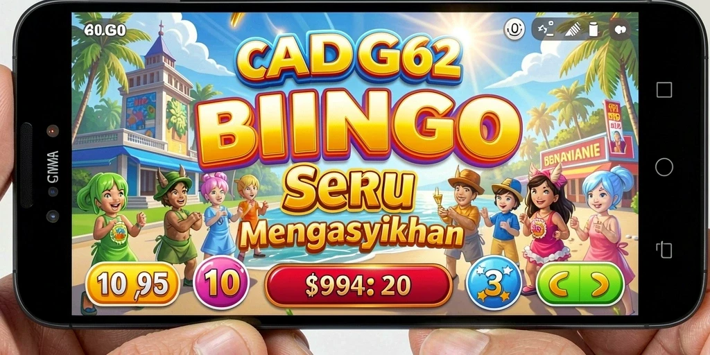 Tampilan gameplay Bingo yang menarik dan interaktif di ADG62.