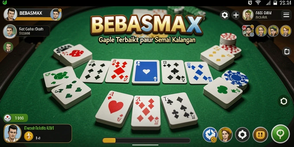Tampilan bermain Gaple yang menarik di BEBASMAX.
