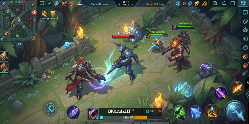 Tampilan gameplay seru dan menarik dari BIOLABET.
