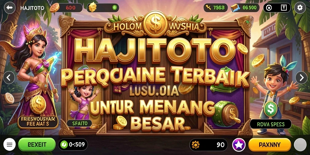 Tangkapan layar gameplay HAJITOTO yang menampilkan keseruan bermain slot.