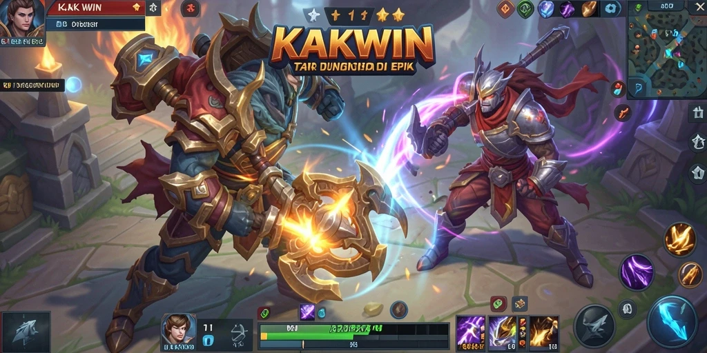 Tangkapan layar gameplay KAKWIN dengan aksi seru dan grafis menawan.