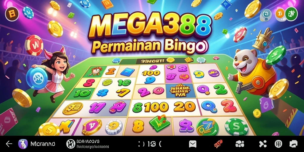 Tampilan gameplay seru di MEGA388 saat bermain Bingo.