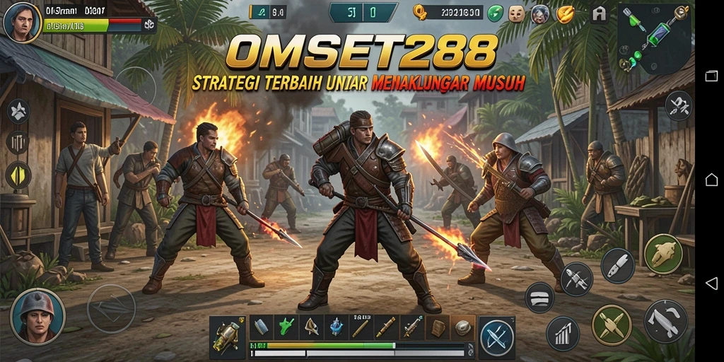 Tampilan gameplay menarik dari OMSET288 saat mengalahkan musuh.
