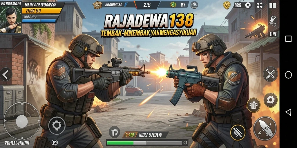 Tangkapan layar utama dari gameplay menarik RAJADEWA138.