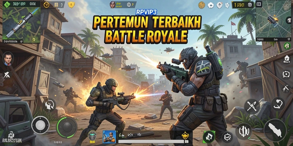 Tampilan seru gameplay RPVIP3 dalam momen pertempuran intens.