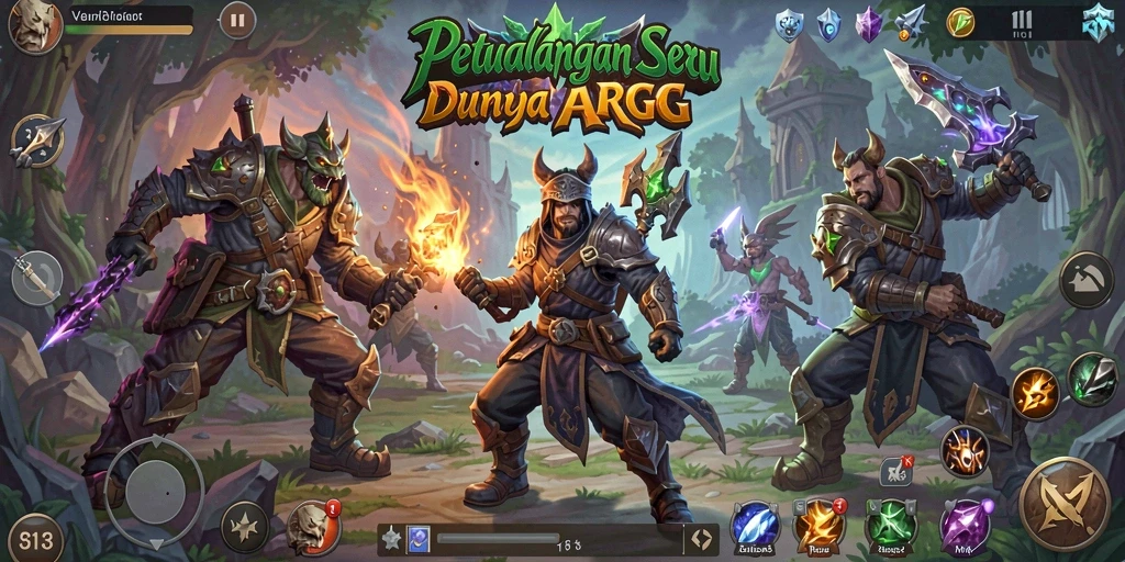 Tampilan gameplay menakjubkan dengan aksi seru dalam S13.