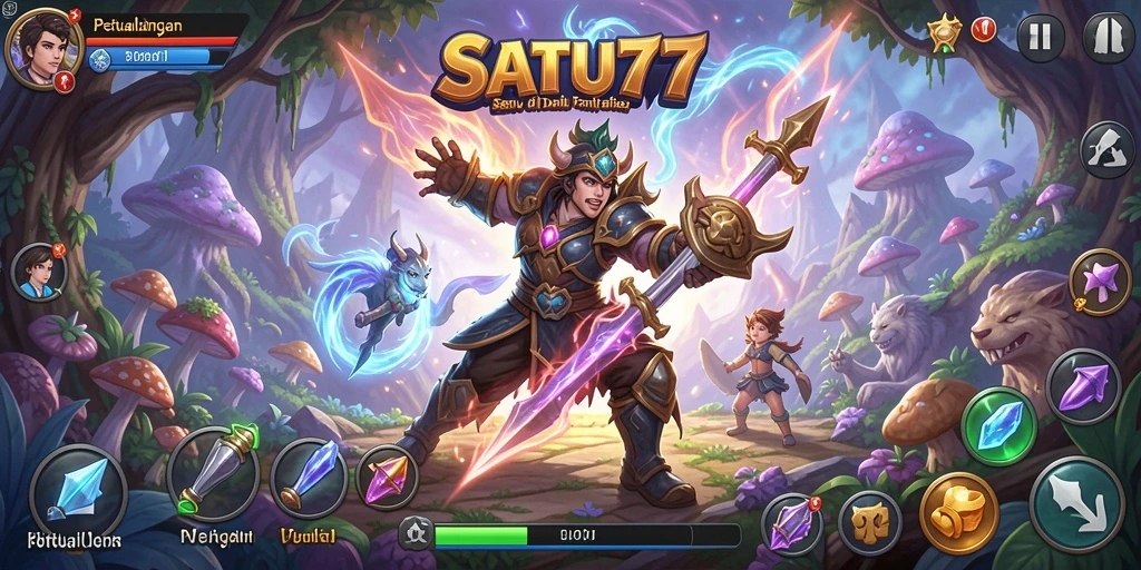 Gameplay seru dari SATU77 yang penuh tantangan petualangan.