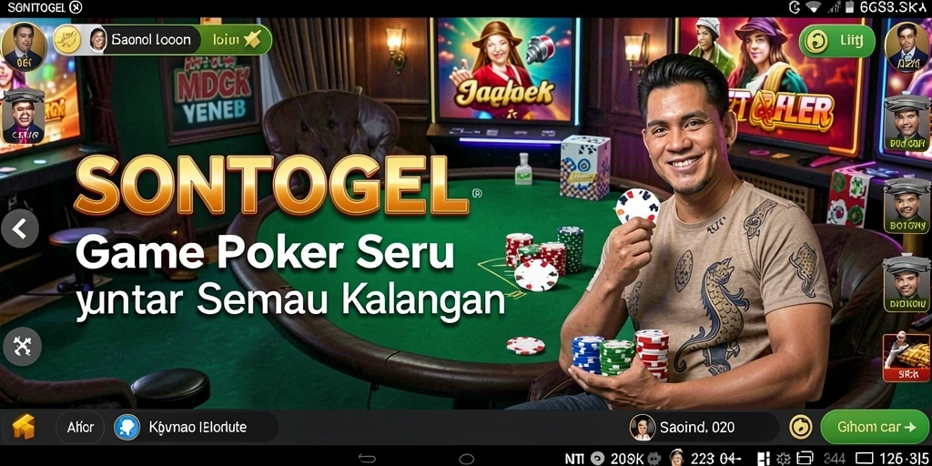 Gameplay poker yang mengasyikkan di SONTOGEL.