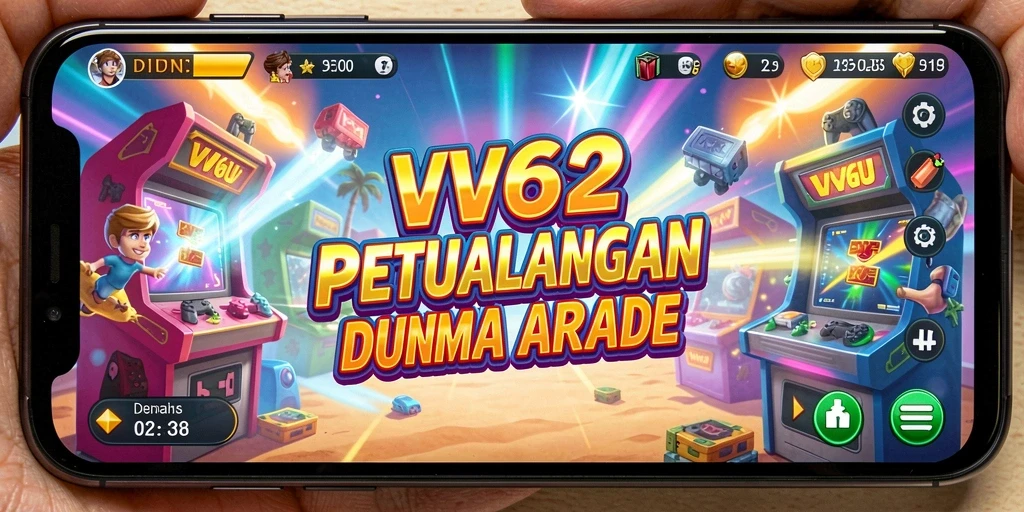 Tampilan seru gameplay VV62 dengan karakter unik dan level menantang.