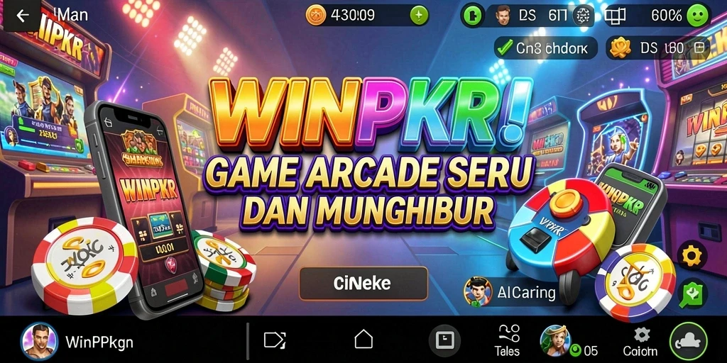 Screenshot gameplay WINPKR yang menampilkan aksi seru dalam permainan Arcade.