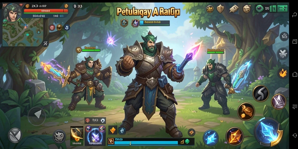 Tampilan gameplay ZK3 yang mendebarkan dalam petualangan ARPG.